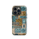Lagoon Current Tapa Cloth iPhone Case - The Global Wanderer