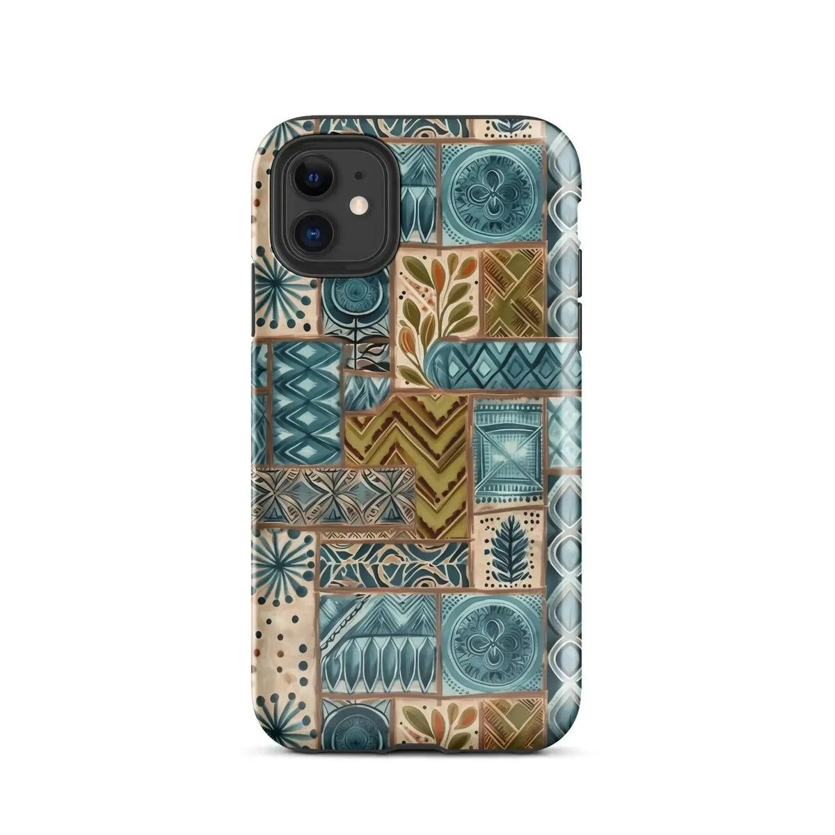 Lagoon Current Tapa Cloth iPhone Case - The Global Wanderer
