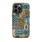 Lagoon Current Tapa Cloth iPhone Case - The Global Wanderer