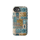 Lagoon Current Tapa Cloth iPhone Case - The Global Wanderer