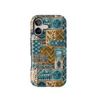 Lagoon Current Tapa Cloth iPhone Case - The Global Wanderer