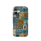 Lagoon Current Tapa Cloth iPhone Case - The Global Wanderer