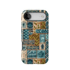 Lagoon Current Tapa Cloth iPhone Case - The Global Wanderer