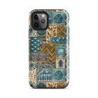 Lagoon Current Tapa Cloth iPhone Case - The Global Wanderer