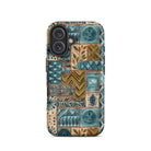 Lagoon Current Tapa Cloth iPhone Case - The Global Wanderer