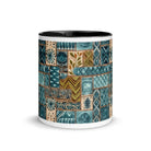 Lagoon Current Tapa Cloth Mug - The Global Wanderer