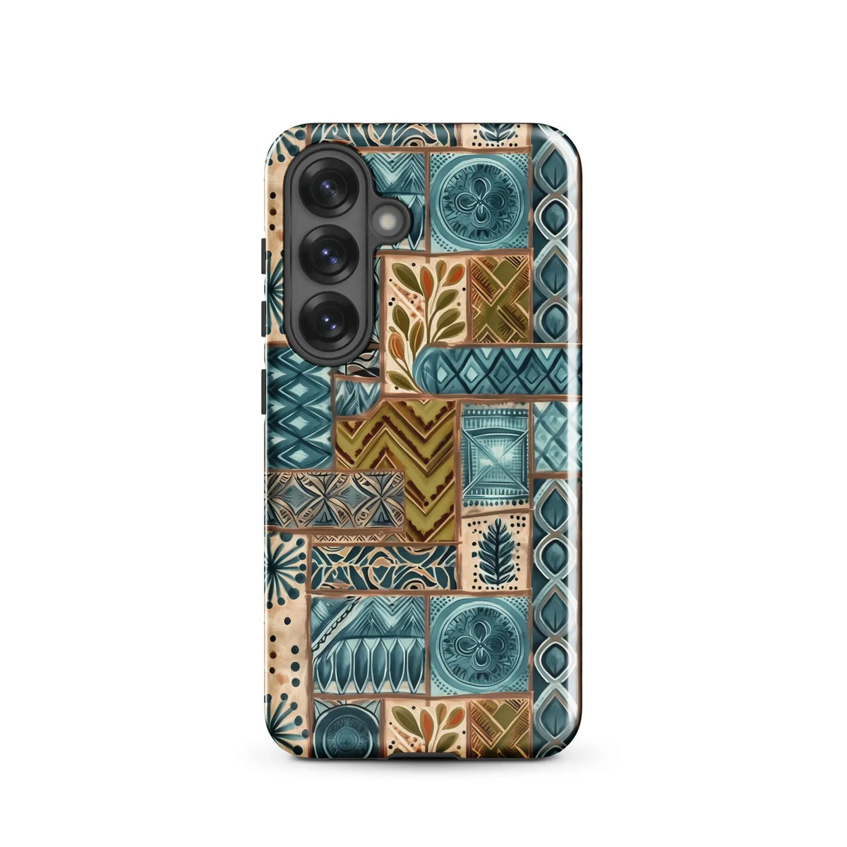 Lagoon Current Tapa Cloth Samsung Case - The Global Wanderer