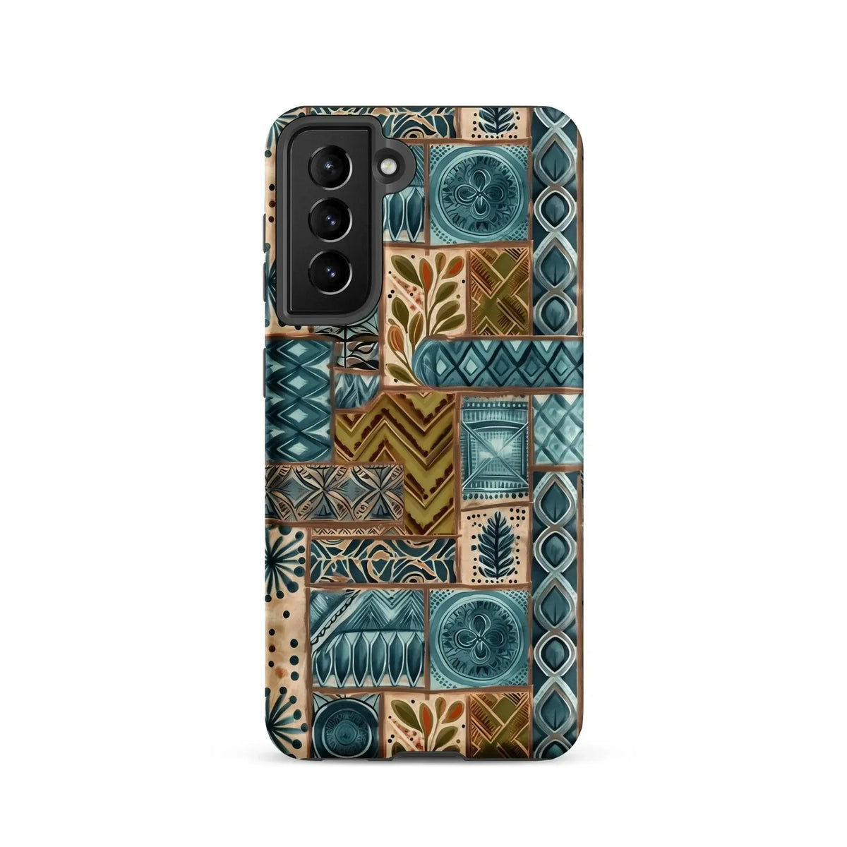 Lagoon Current Tapa Cloth Samsung Case - The Global Wanderer