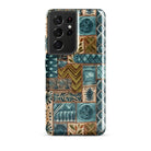 Lagoon Current Tapa Cloth Samsung Case - The Global Wanderer