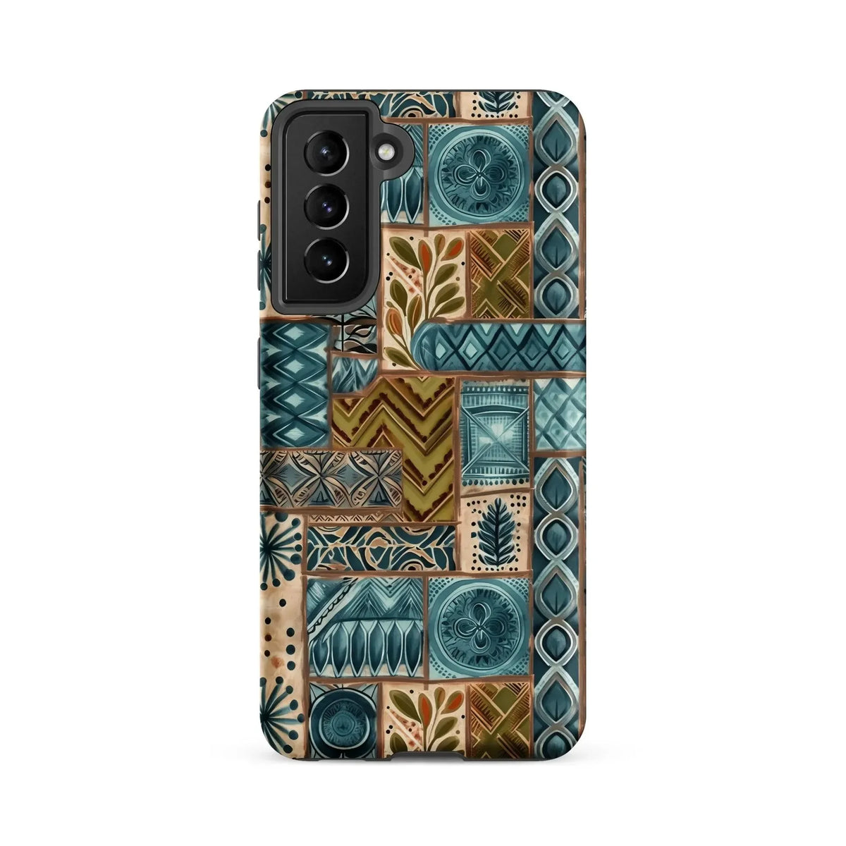 Lagoon Current Tapa Cloth Samsung Case - The Global Wanderer