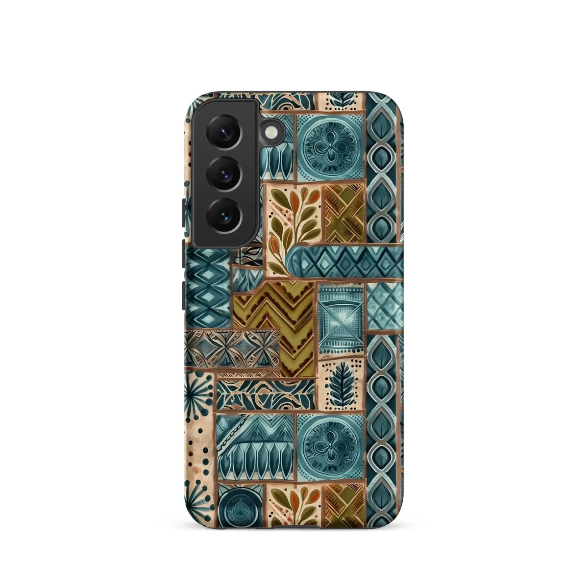Lagoon Current Tapa Cloth Samsung Case - The Global Wanderer