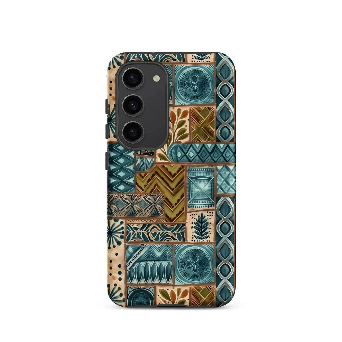 Lagoon Current Tapa Cloth Samsung Case - The Global Wanderer