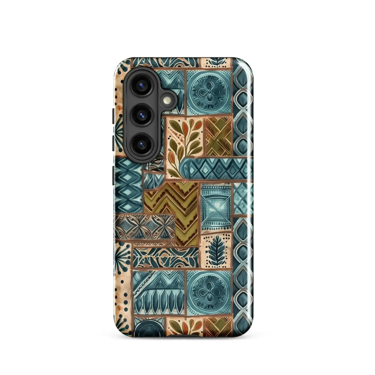 Lagoon Current Tapa Cloth Samsung Case - The Global Wanderer