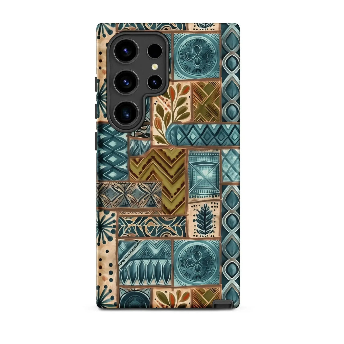 Lagoon Current Tapa Cloth Samsung Case - The Global Wanderer