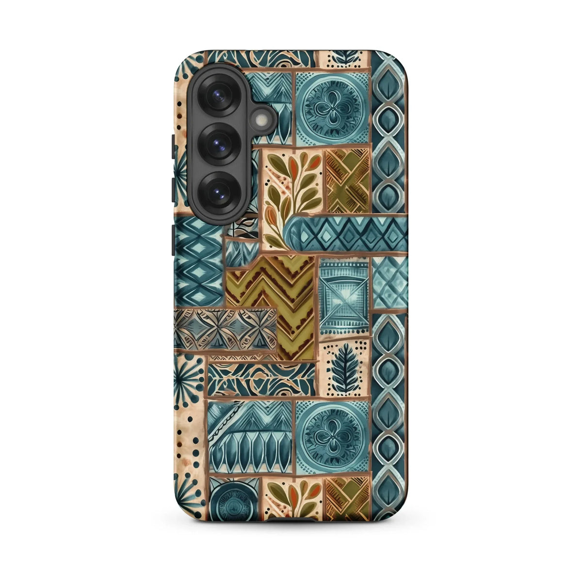 Lagoon Current Tapa Cloth Samsung Case - The Global Wanderer