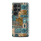 Lagoon Current Tapa Cloth Samsung Case - The Global Wanderer