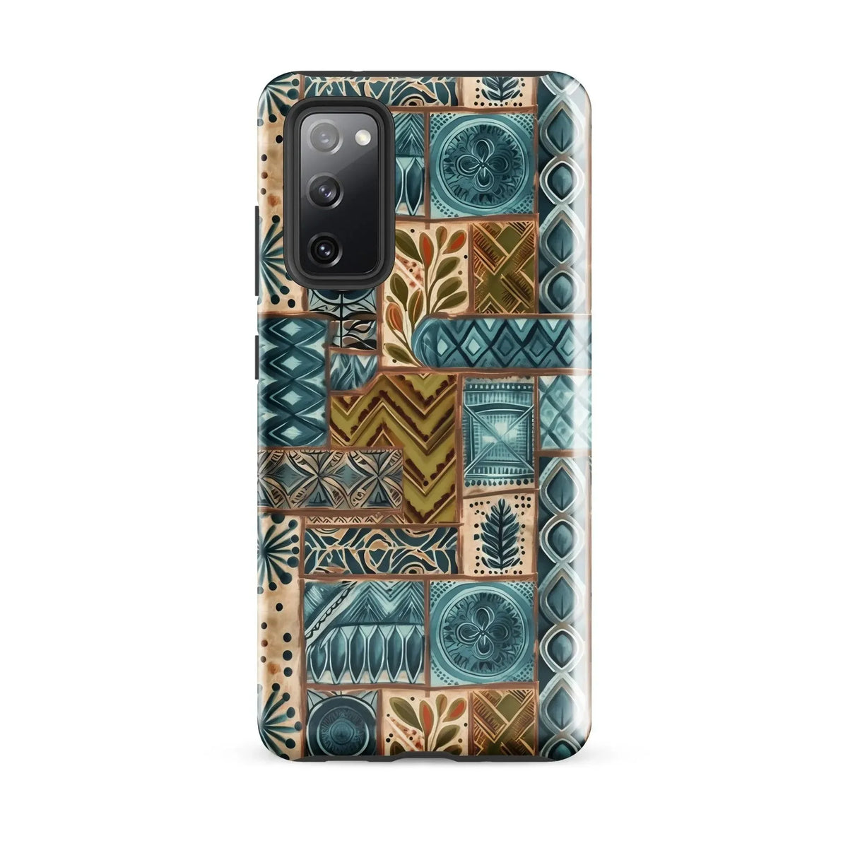 Lagoon Current Tapa Cloth Samsung Case - The Global Wanderer
