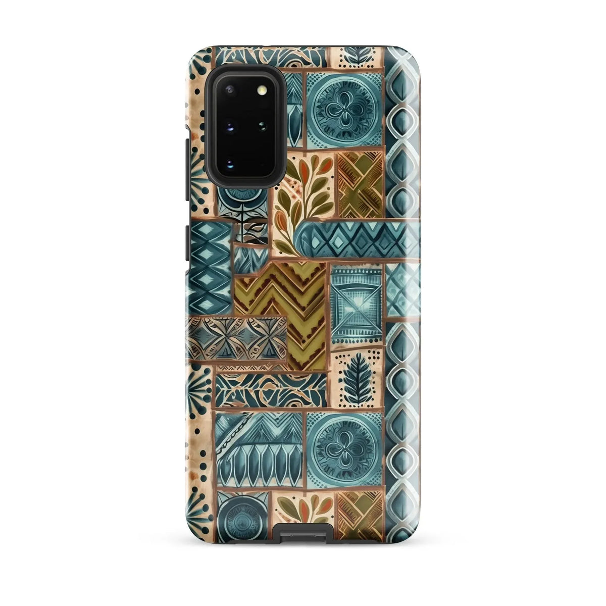 Lagoon Current Tapa Cloth Samsung Case - The Global Wanderer