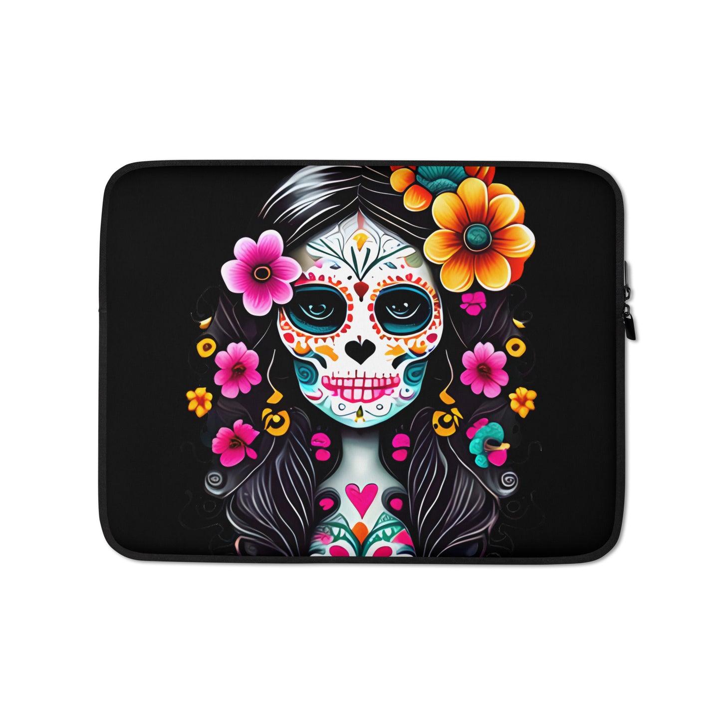 Mexican La Catrina Laptop Case - The Global Wanderer