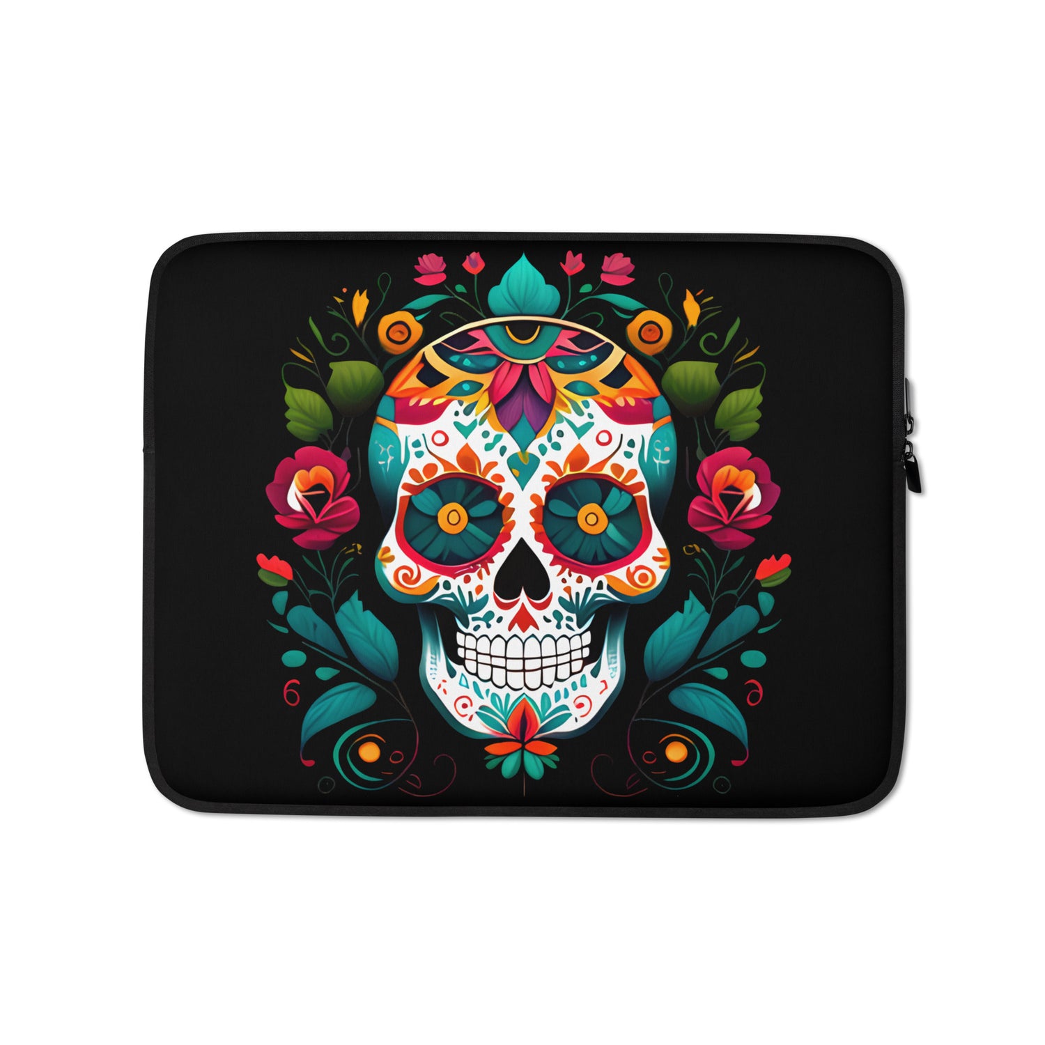 Mexican Sugar Skull Laptop Case