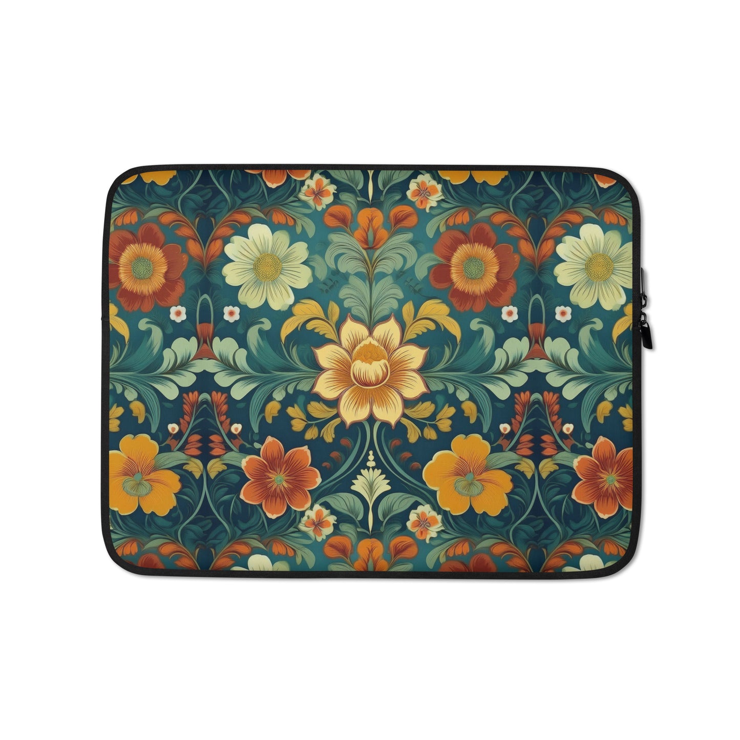 Norwegian Rosemaling Laptop Case - The Global Wanderer