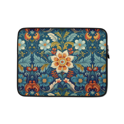 Norwegian Rosemaling Laptop Case - The Global Wanderer