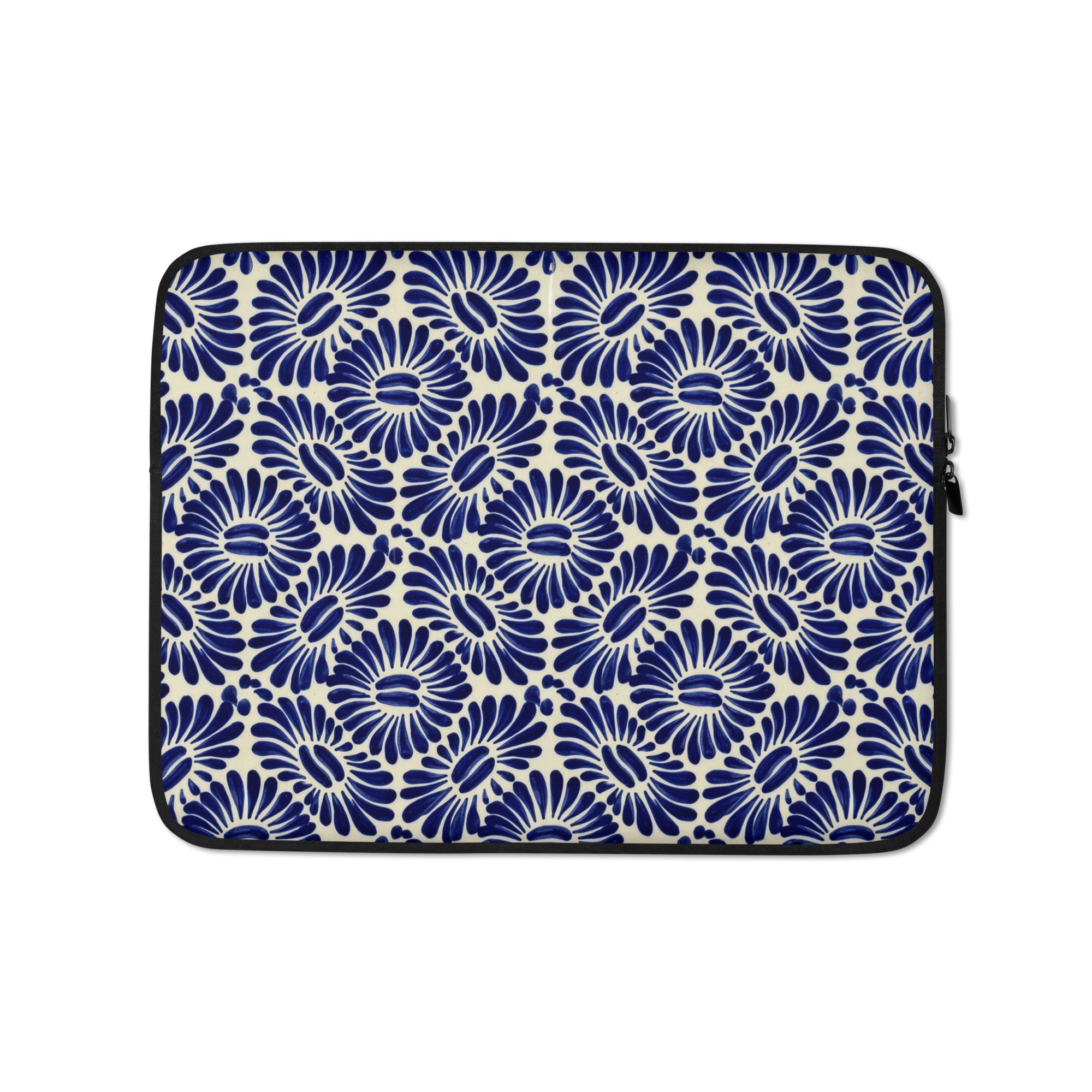Tlaxcala Talavera Tile Laptop Case - The Global Wanderer
