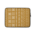 Savanna Ochre Mud Cloth Laptop Case - The Global Wanderer