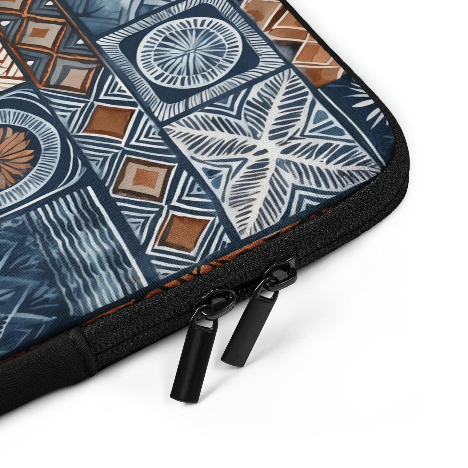 Pacific Islands Tapa Cloth Laptop Case - The Global Wanderer