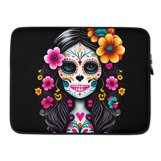 Mexican La Catrina Laptop Case - The Global Wanderer