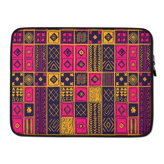 Ghanaian Kente Cloth Laptop Case - The Global Wanderer