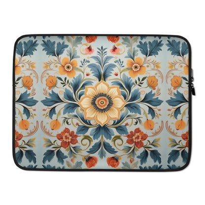 Norwegian Rosemaling Laptop Case