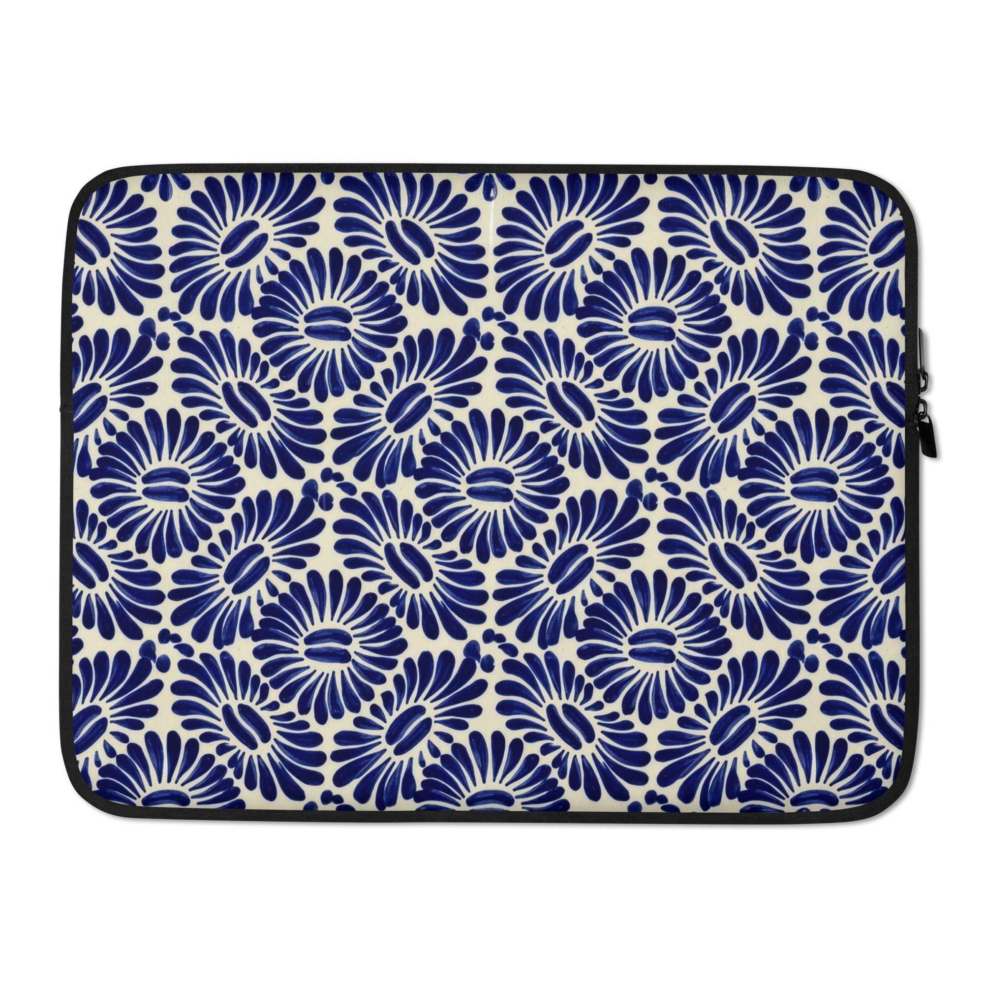 Tlaxcala Talavera Tile Laptop Case - The Global Wanderer