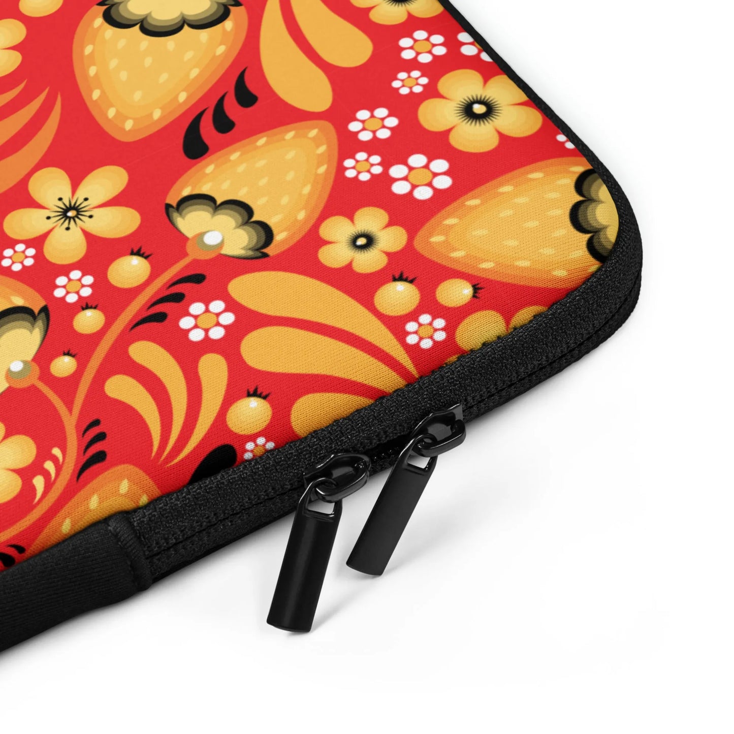 Russian Red Khokhloma Laptop Case