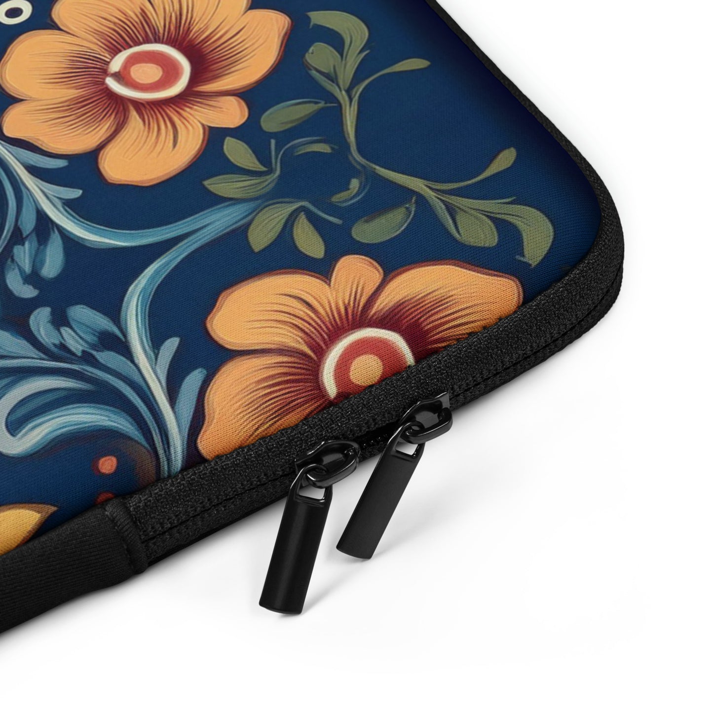 Norwegian Rosemaling Laptop Case