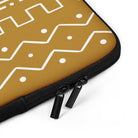 Savanna Ochre Mud Cloth Laptop Case - The Global Wanderer