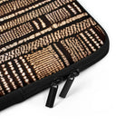 Terra Stripes Mud Cloth Laptop Case - The Global Wanderer