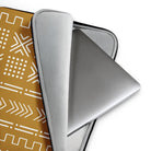 Savanna Ochre Mud Cloth Laptop Case - The Global Wanderer