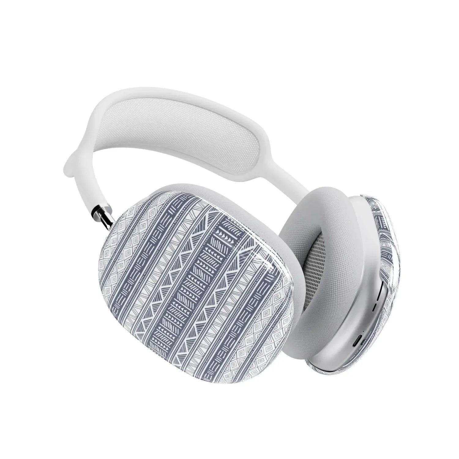 Light Blue African Blanket AirPods Max Case - The Global Wanderer