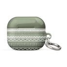 Light Green African Blanket AirPod 3 Case - The Global Wanderer