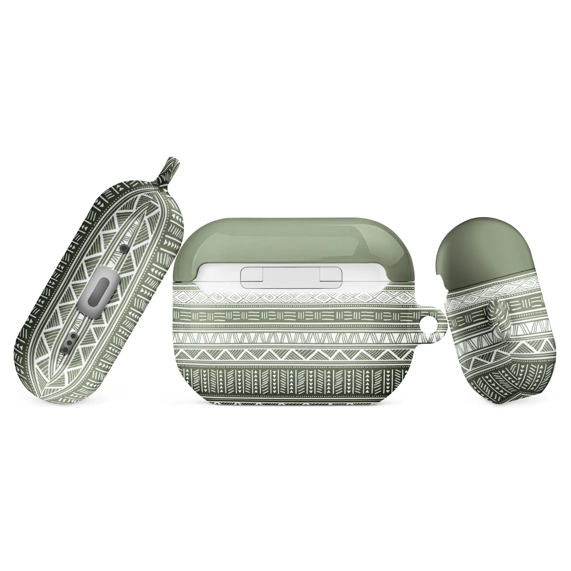 Light Green African Blanket AirPods Pro 2 Case - The Global Wanderer