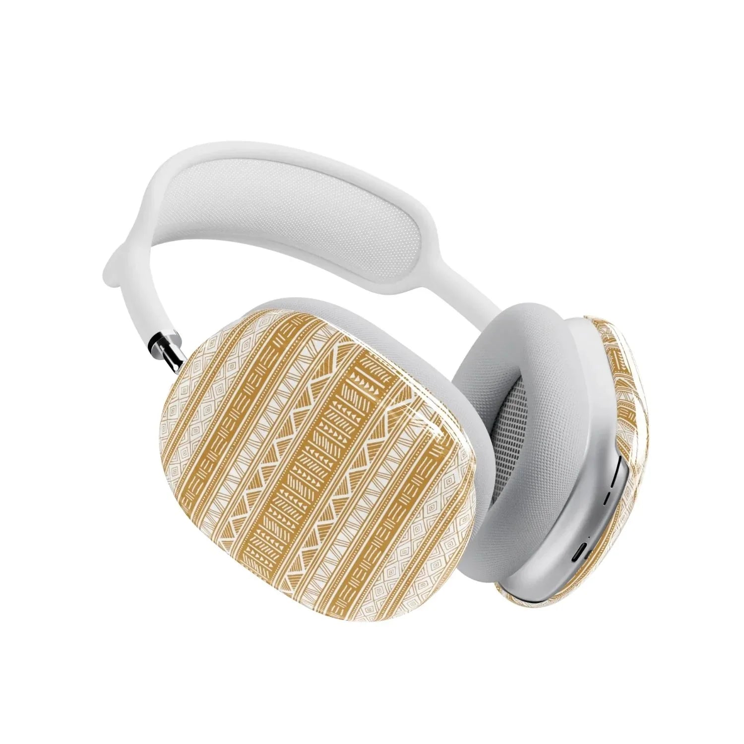 Light Yellow African Blanket AirPods Max Case - The Global Wanderer