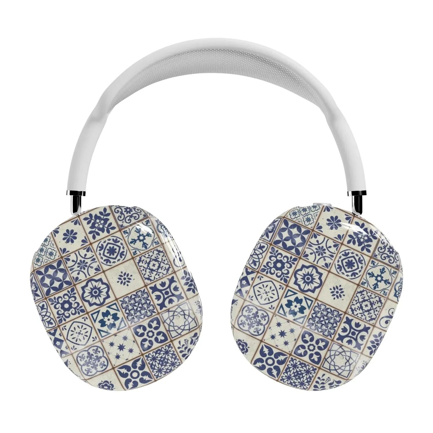 Lisboa Branco Tile AirPods Max Case - The Global Wanderer