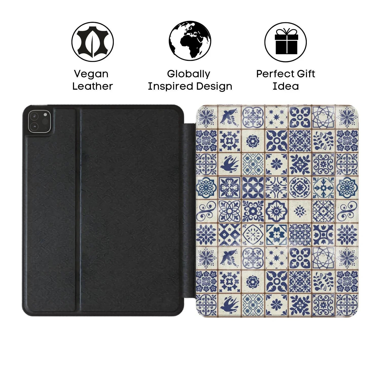 Lisboa Branco Tile iPad Case - The Global Wanderer