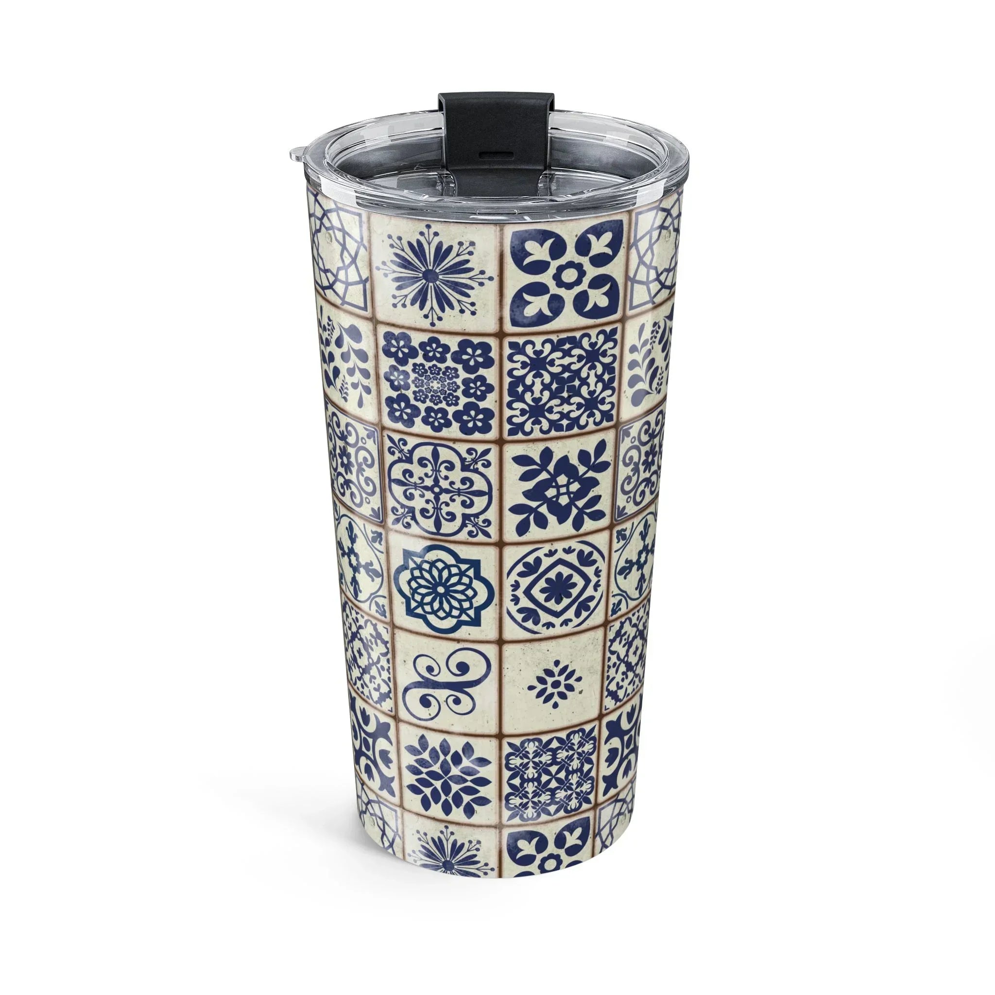 Lisboa Branco Tile Tumbler - The Global Wanderer