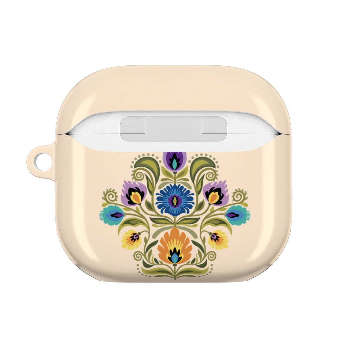 Łowicz Linen Wycinanki AirPods 4 Case - The Global Wanderer