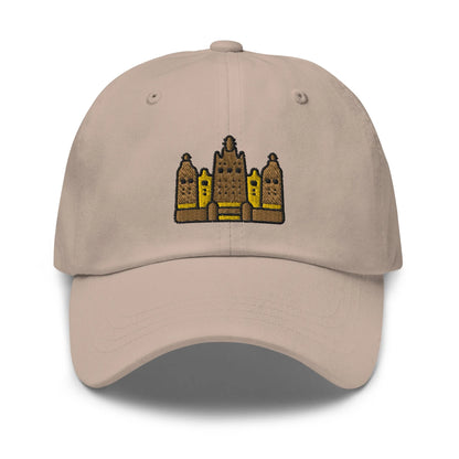 Malian Great Mosque Embroidered Dad Hat - The Global Wanderer