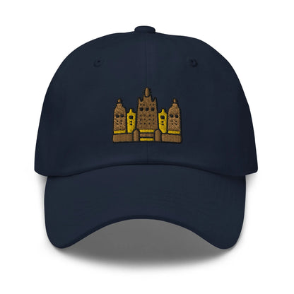 Malian Great Mosque Embroidered Dad Hat - The Global Wanderer