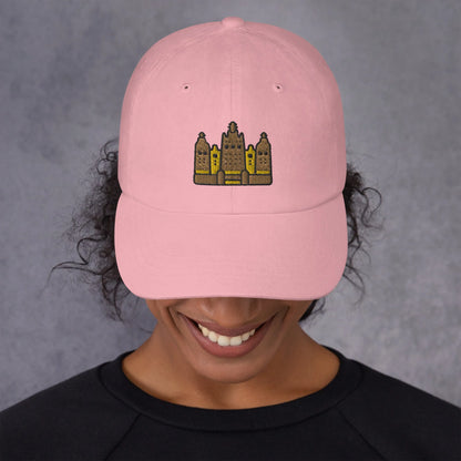 Malian Great Mosque Embroidered Dad Hat - The Global Wanderer