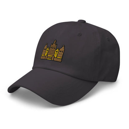 Malian Great Mosque Embroidered Dad Hat - The Global Wanderer